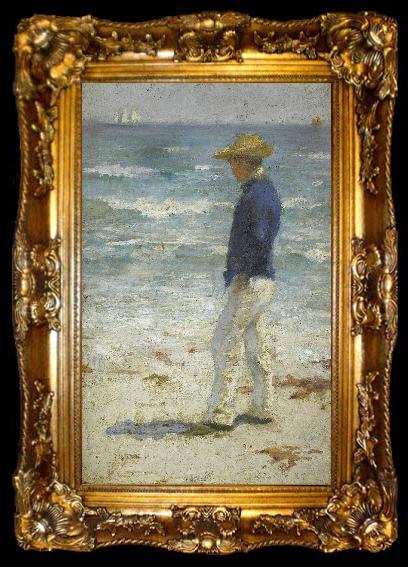 framed  Henry Scott Tuke Looking out to sea, ta009-2